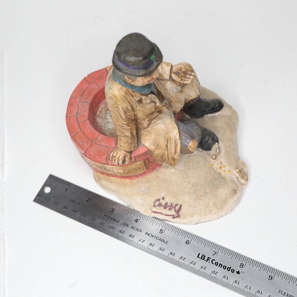 Vintage Naturecraft Sharing Figurine Central Park 1980s Hand painted in England - Picture 4 of 10